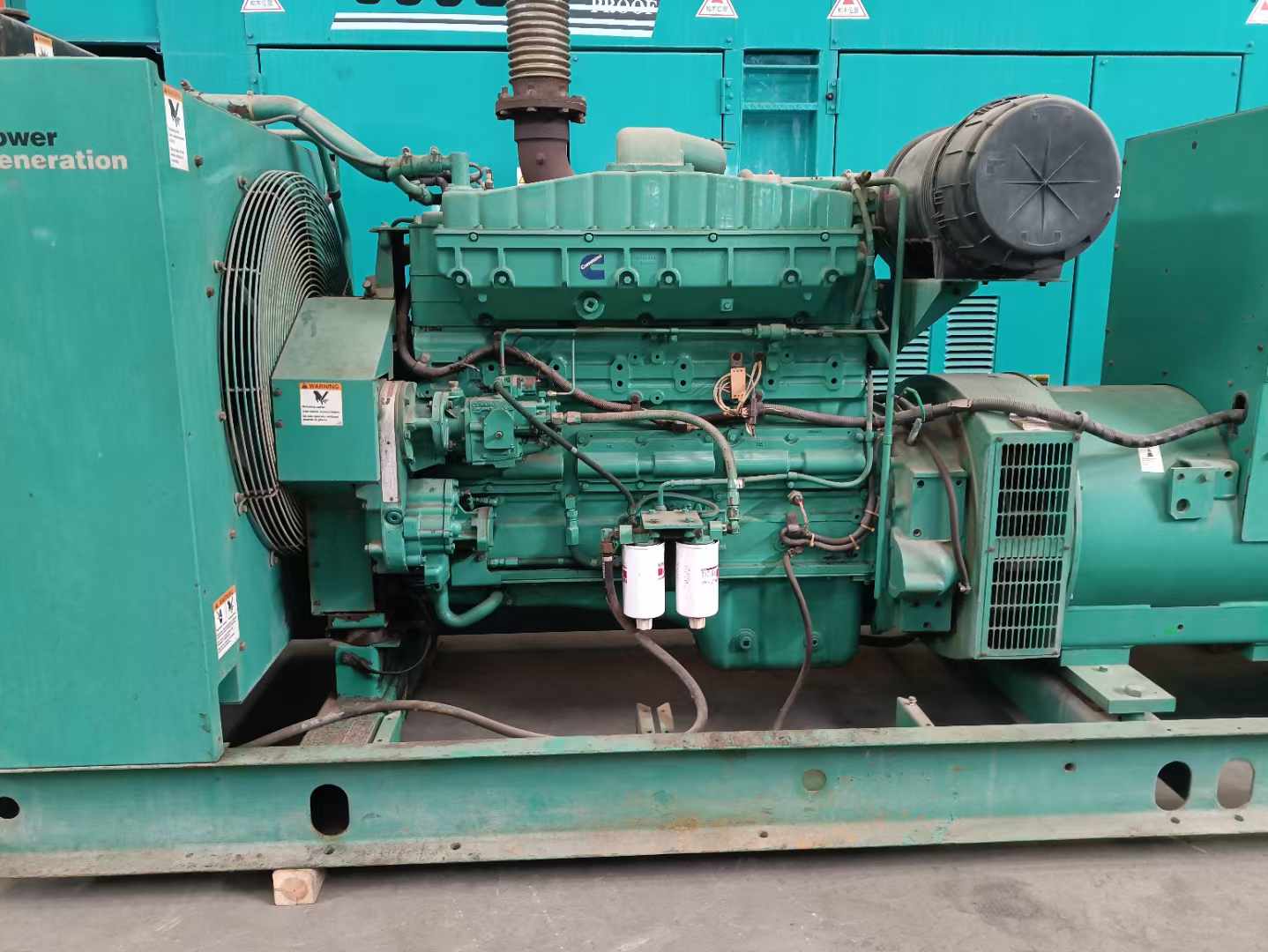 河口过载会对 600kW 柴油发电机组造成哪些损害？